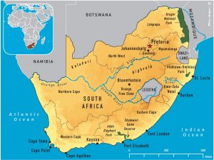 map of south africa, location of south africa, south africa, about south africa, south africa safaris, tours in south africa, safari in south africa, kruger national park